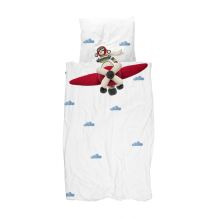 snurk overtrek 1 pers Airplane monkey